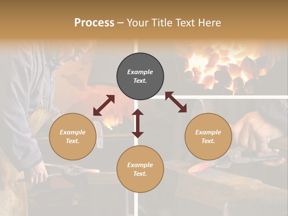 Flame Workwear People PowerPoint Template
