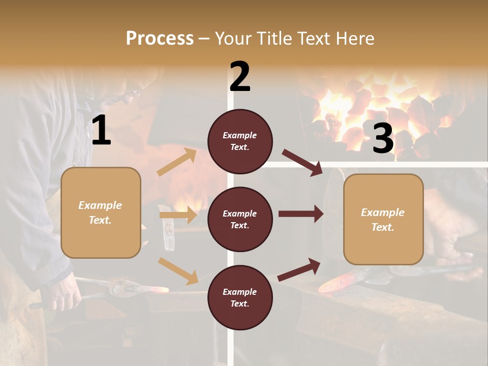 Flame Workwear People PowerPoint Template