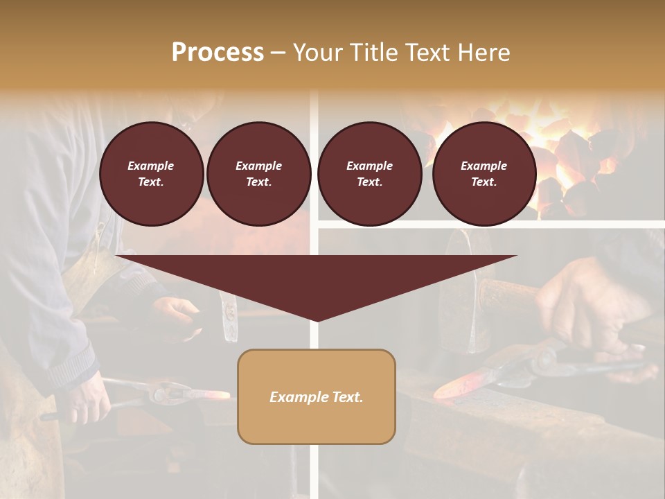 Flame Workwear People PowerPoint Template