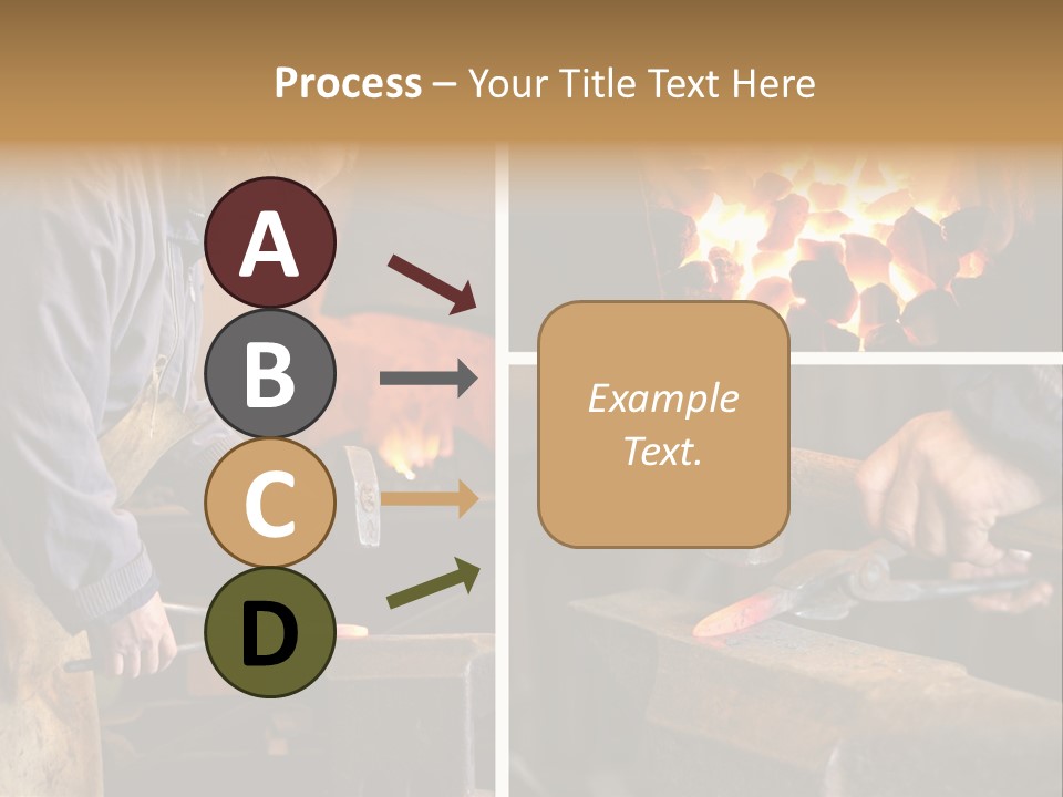 Flame Workwear People PowerPoint Template