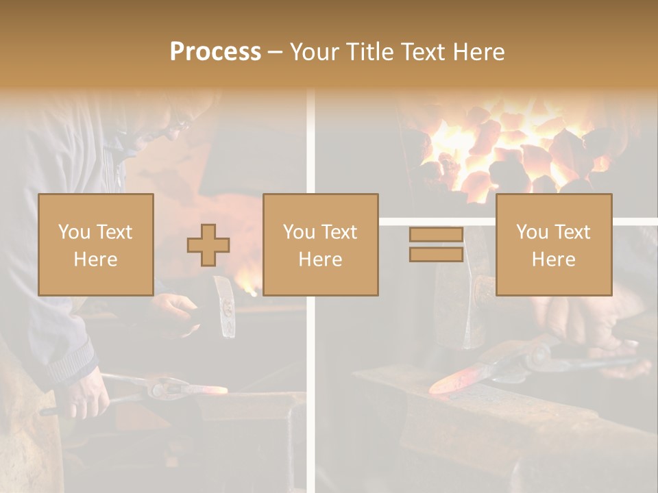 Flame Workwear People PowerPoint Template