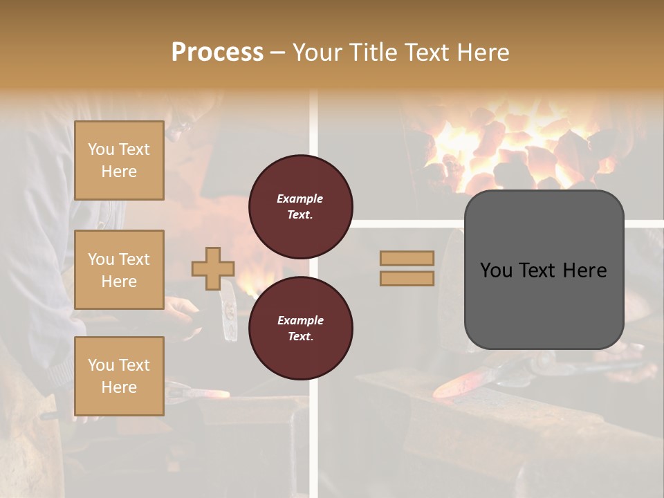 Flame Workwear People PowerPoint Template