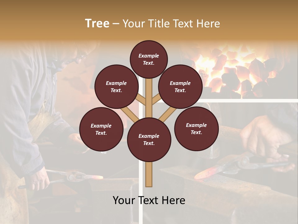 Flame Workwear People PowerPoint Template