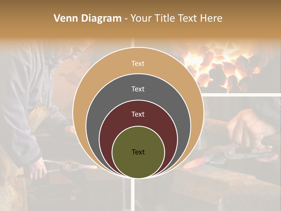 Flame Workwear People PowerPoint Template