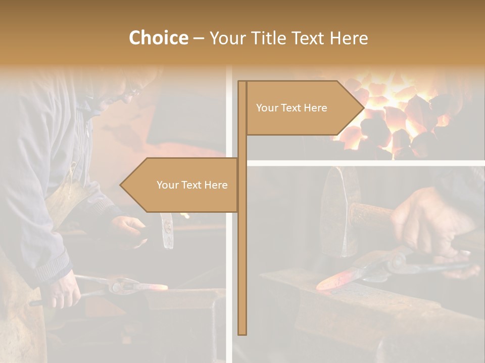 Flame Workwear People PowerPoint Template