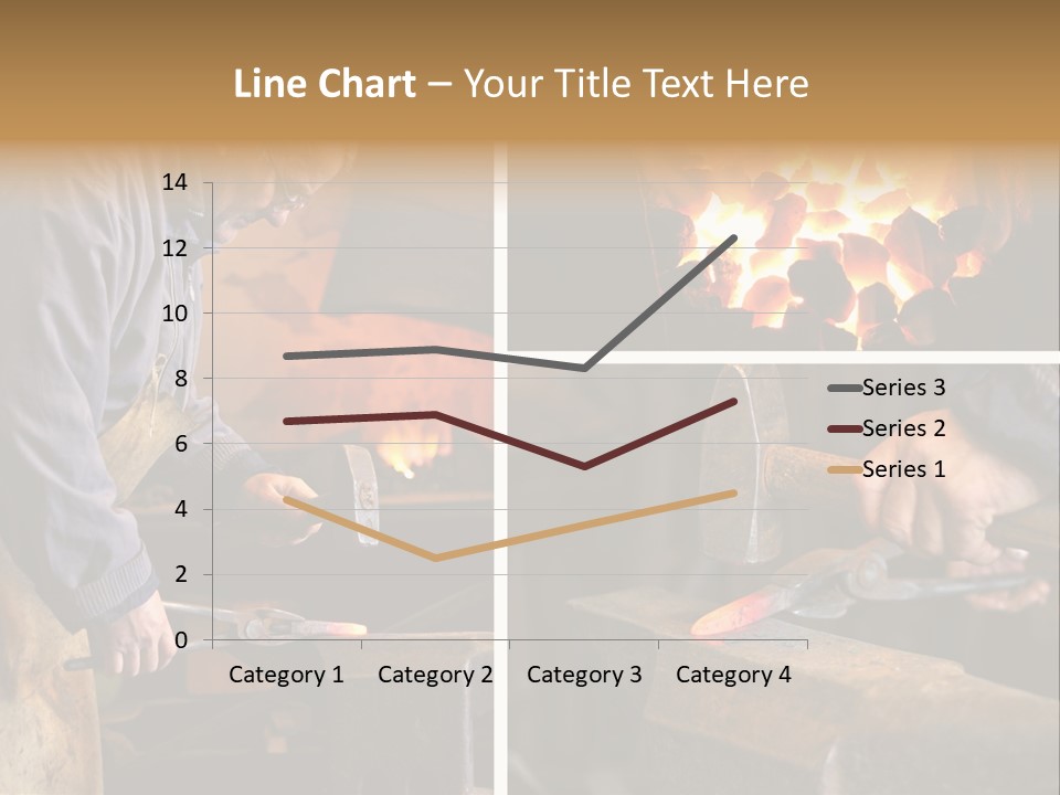 Flame Workwear People PowerPoint Template