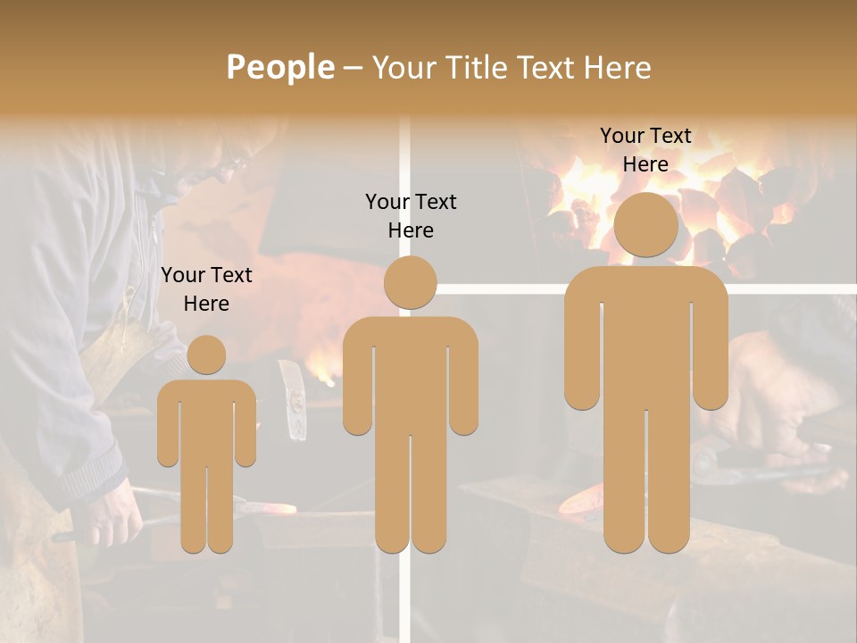 Flame Workwear People PowerPoint Template