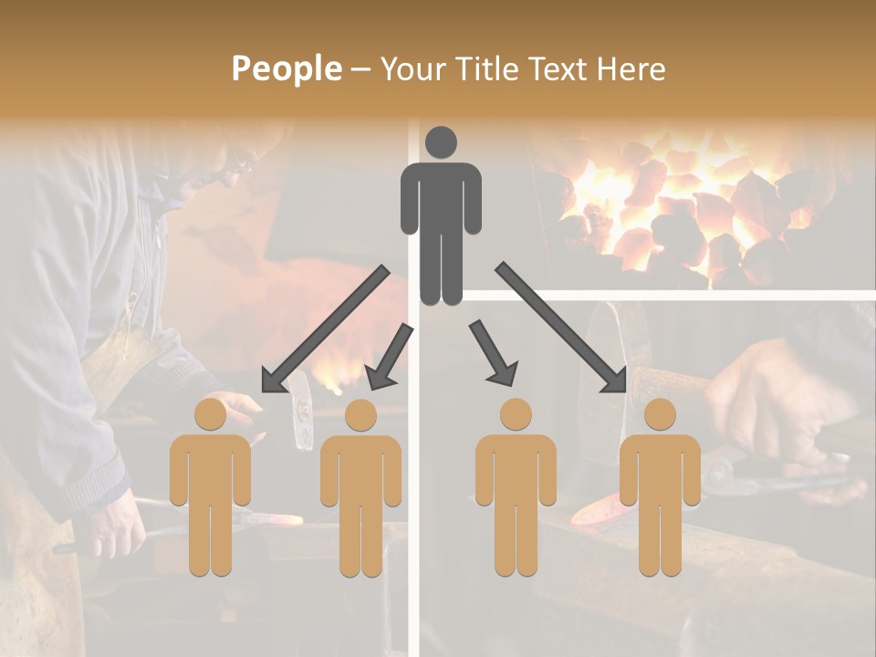 Flame Workwear People PowerPoint Template