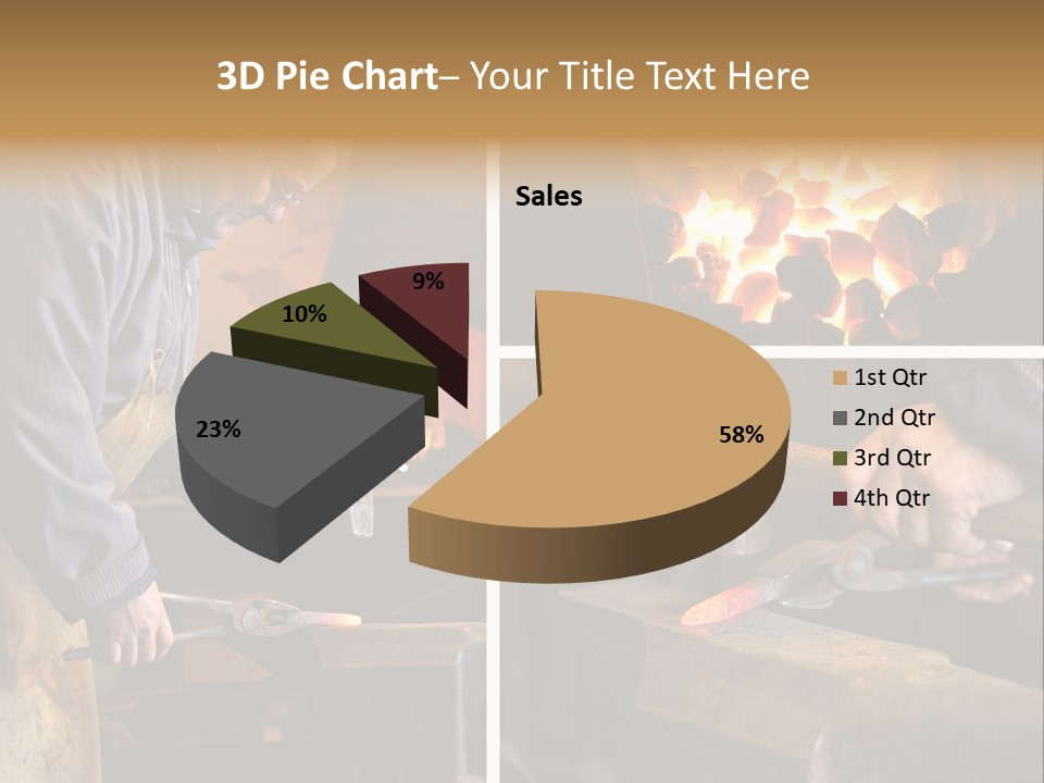 Flame Workwear People PowerPoint Template