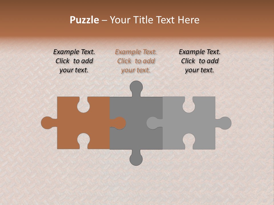 Scratched Iron Background PowerPoint Template