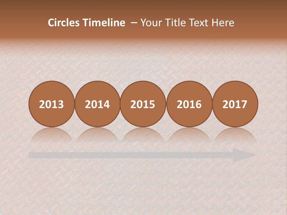 Scratched Iron Background PowerPoint Template