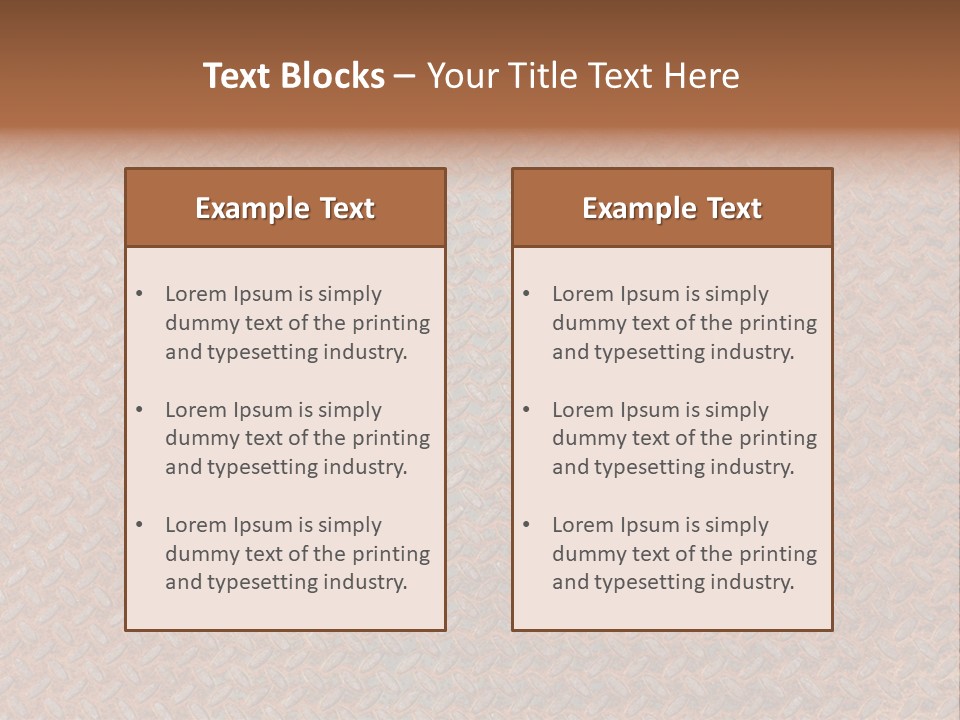 Scratched Iron Background PowerPoint Template