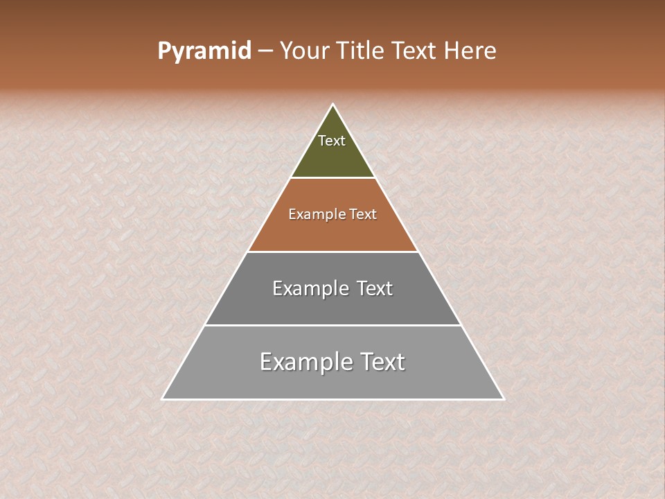 Scratched Iron Background PowerPoint Template