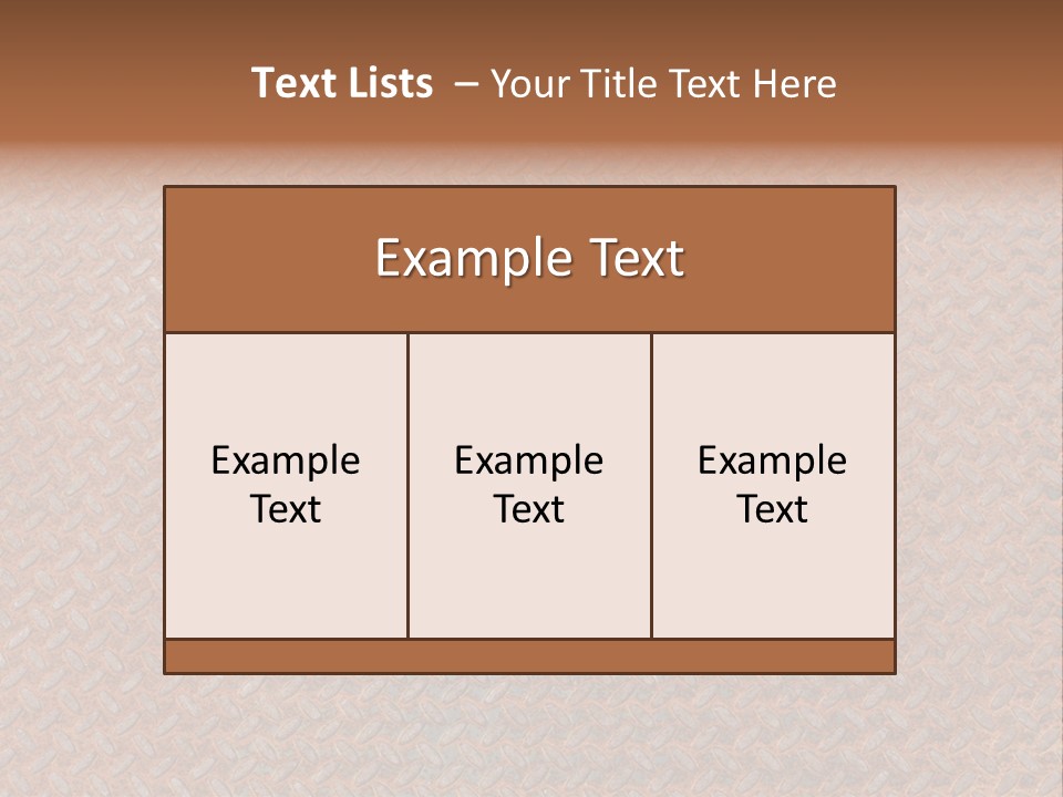 Scratched Iron Background PowerPoint Template