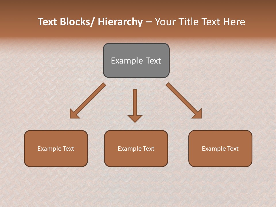 Scratched Iron Background PowerPoint Template