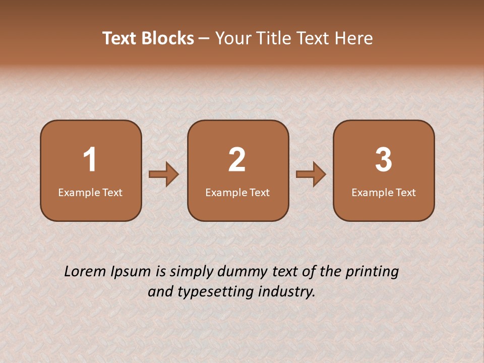 Scratched Iron Background PowerPoint Template