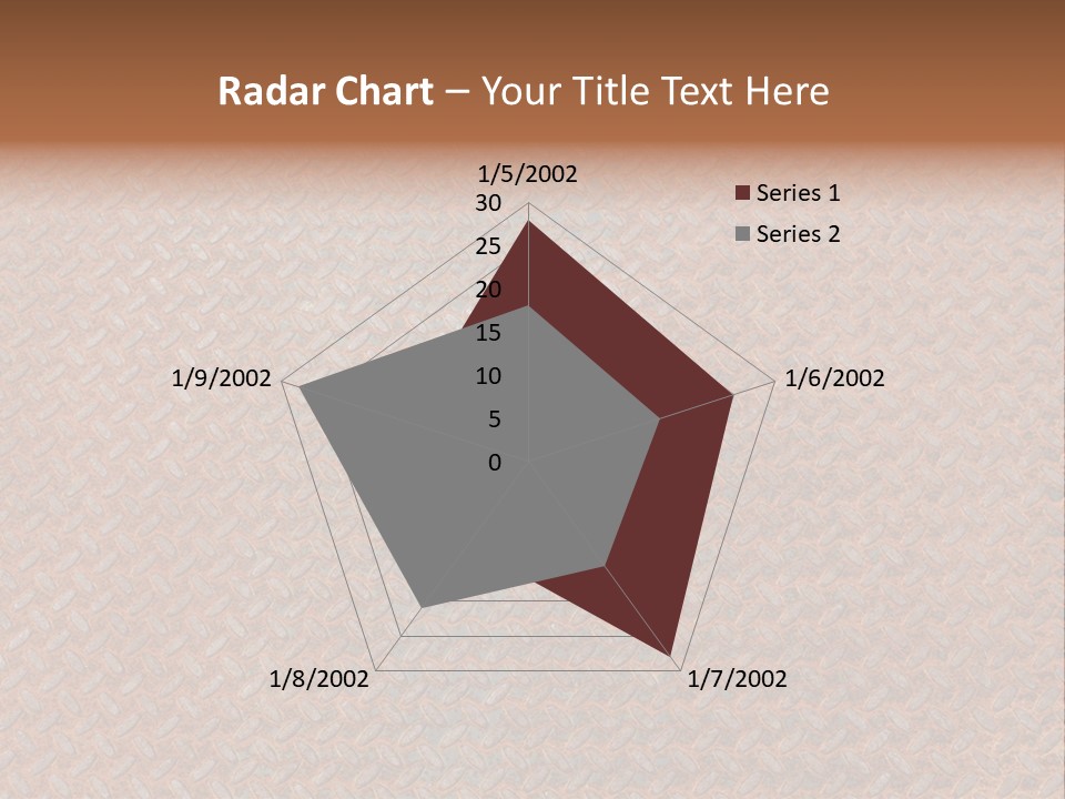 Scratched Iron Background PowerPoint Template