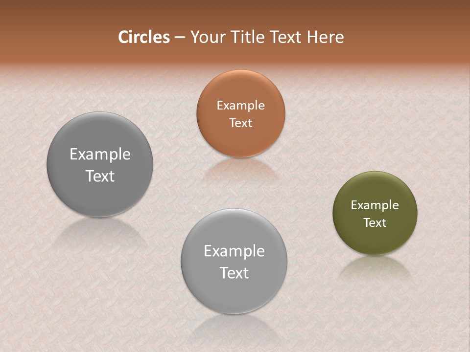 Scratched Iron Background PowerPoint Template