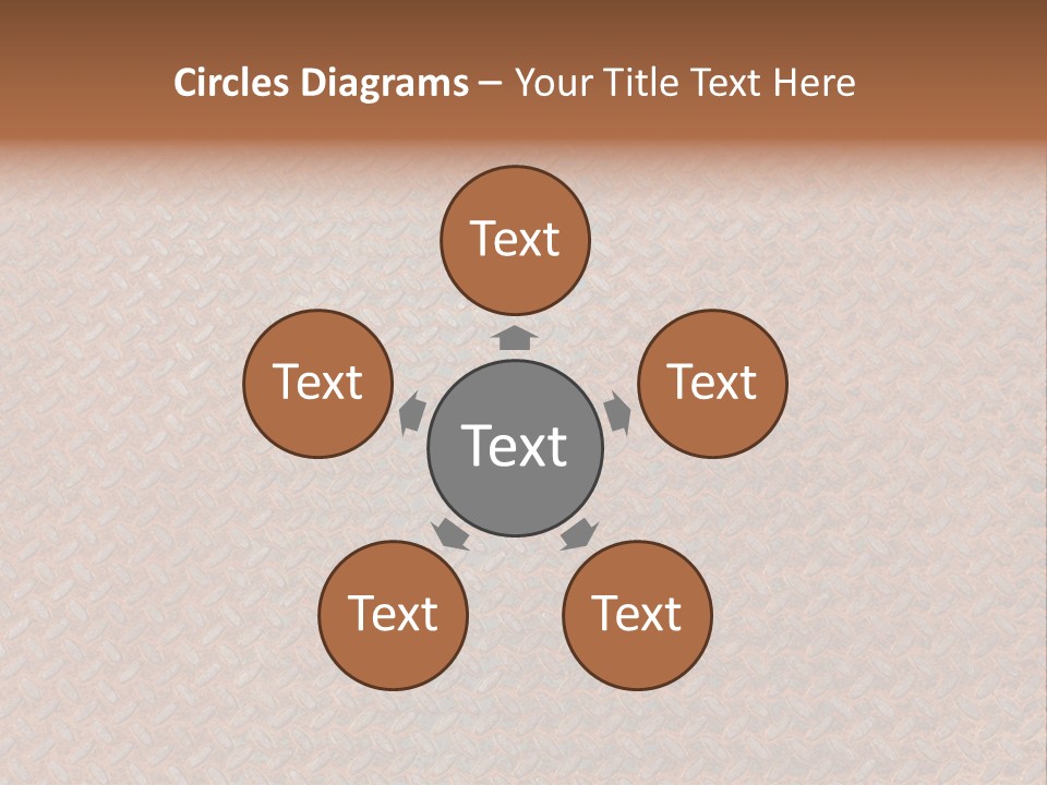 Scratched Iron Background PowerPoint Template