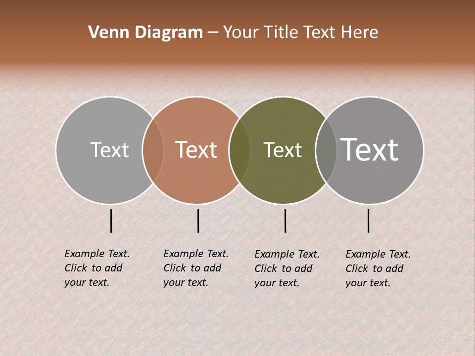 Scratched Iron Background PowerPoint Template