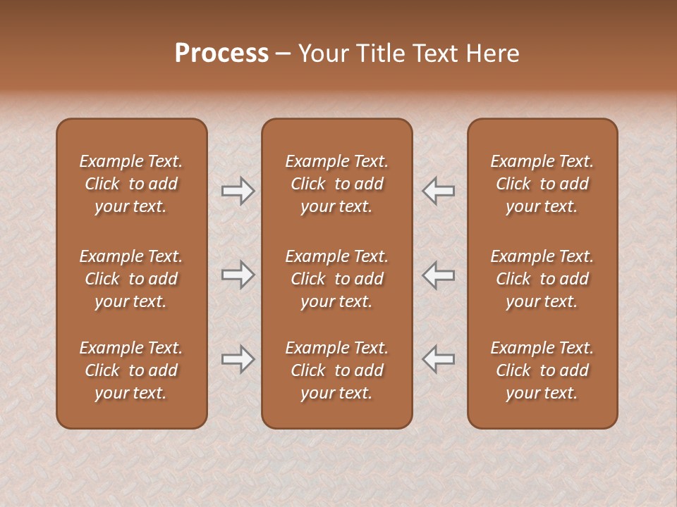 Scratched Iron Background PowerPoint Template