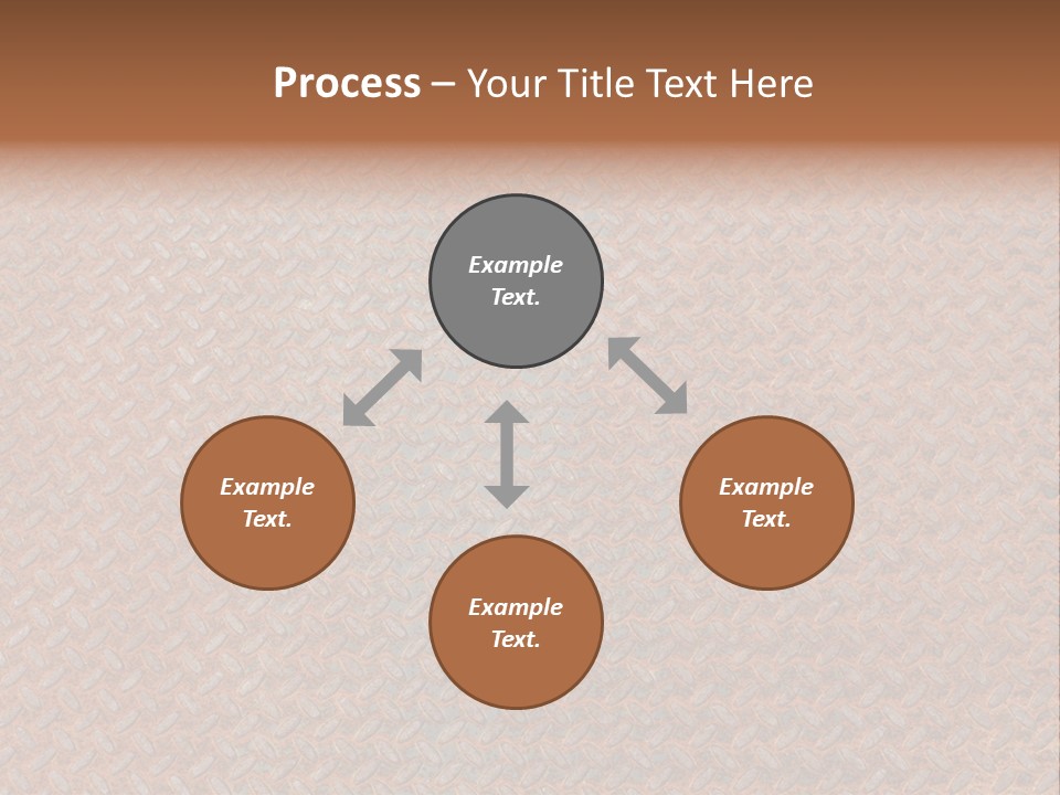 Scratched Iron Background PowerPoint Template