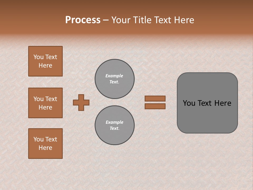 Scratched Iron Background PowerPoint Template