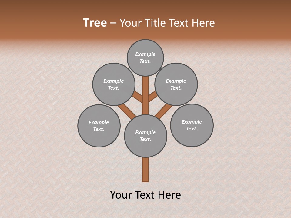 Scratched Iron Background PowerPoint Template