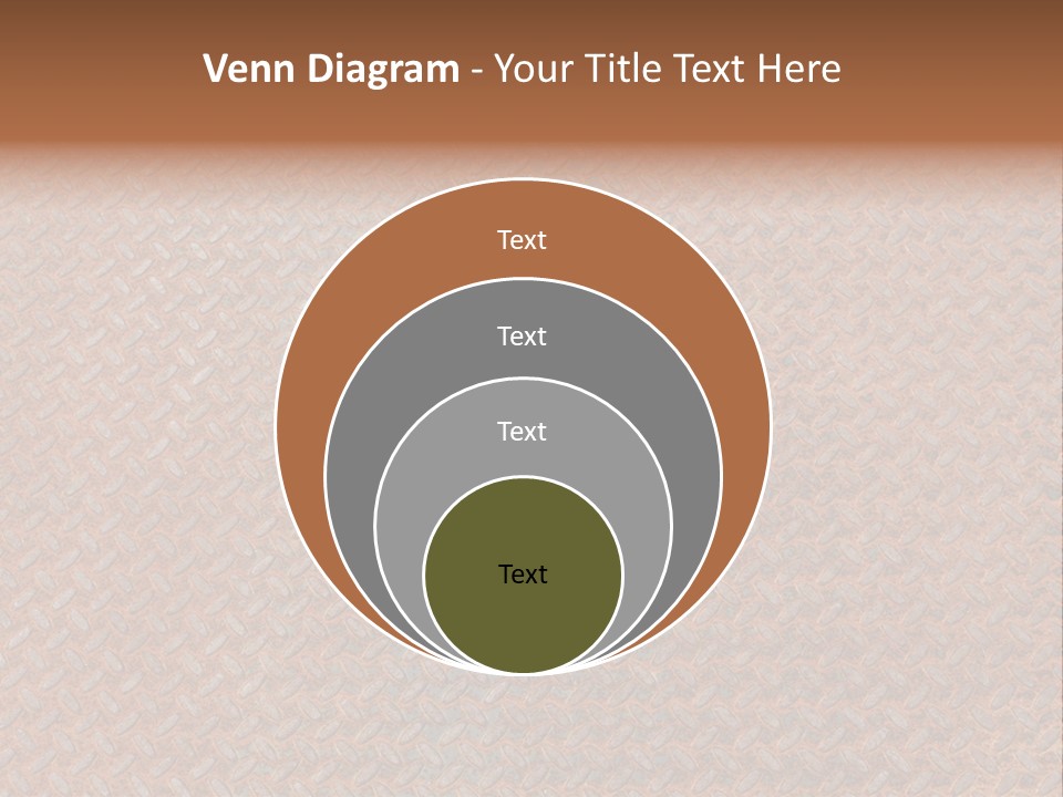 Scratched Iron Background PowerPoint Template