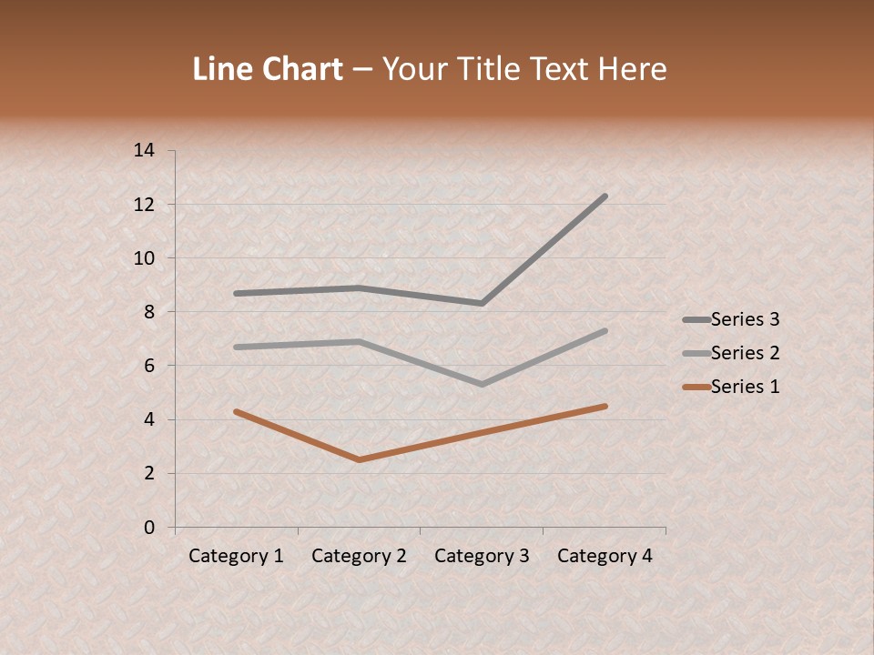 Scratched Iron Background PowerPoint Template