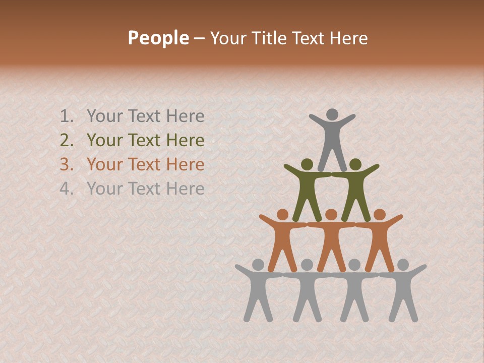 Scratched Iron Background PowerPoint Template