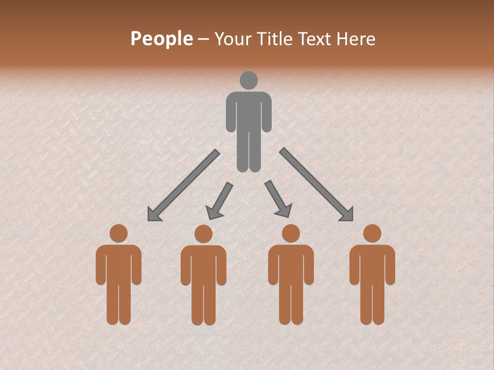 Scratched Iron Background PowerPoint Template