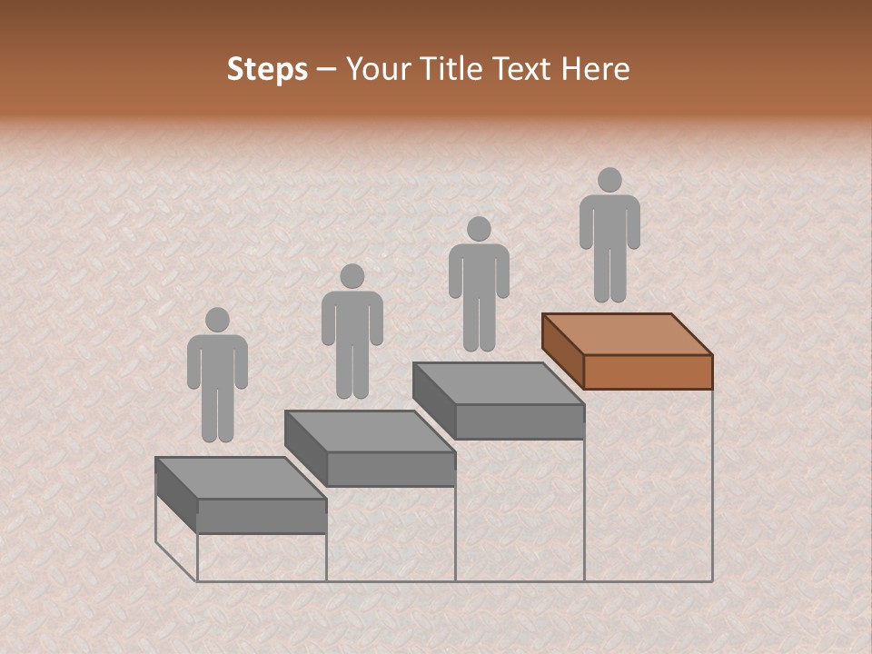 Scratched Iron Background PowerPoint Template