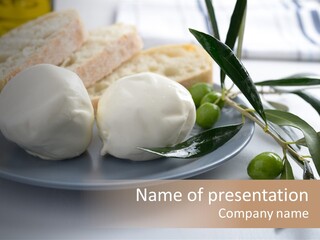 Slice Napkin Food PowerPoint Template