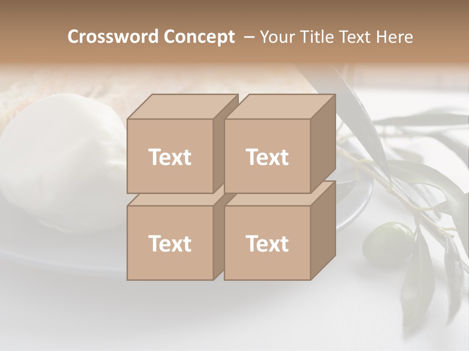 Slice Napkin Food PowerPoint Template
