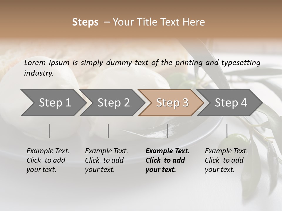 Slice Napkin Food PowerPoint Template