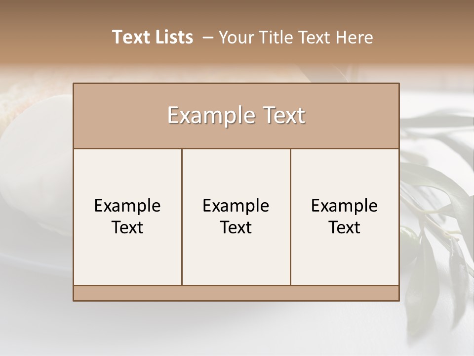 Slice Napkin Food PowerPoint Template