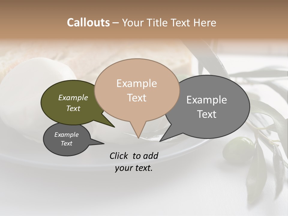 Slice Napkin Food PowerPoint Template