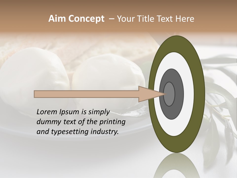 Slice Napkin Food PowerPoint Template