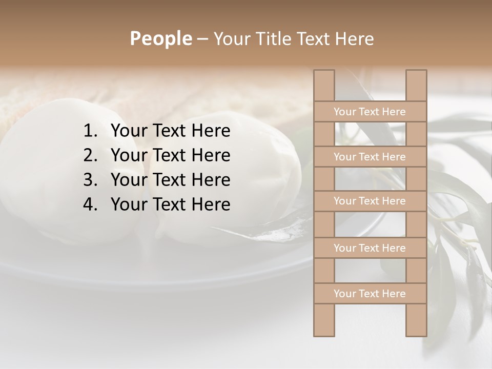 Slice Napkin Food PowerPoint Template