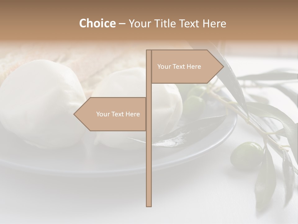 Slice Napkin Food PowerPoint Template