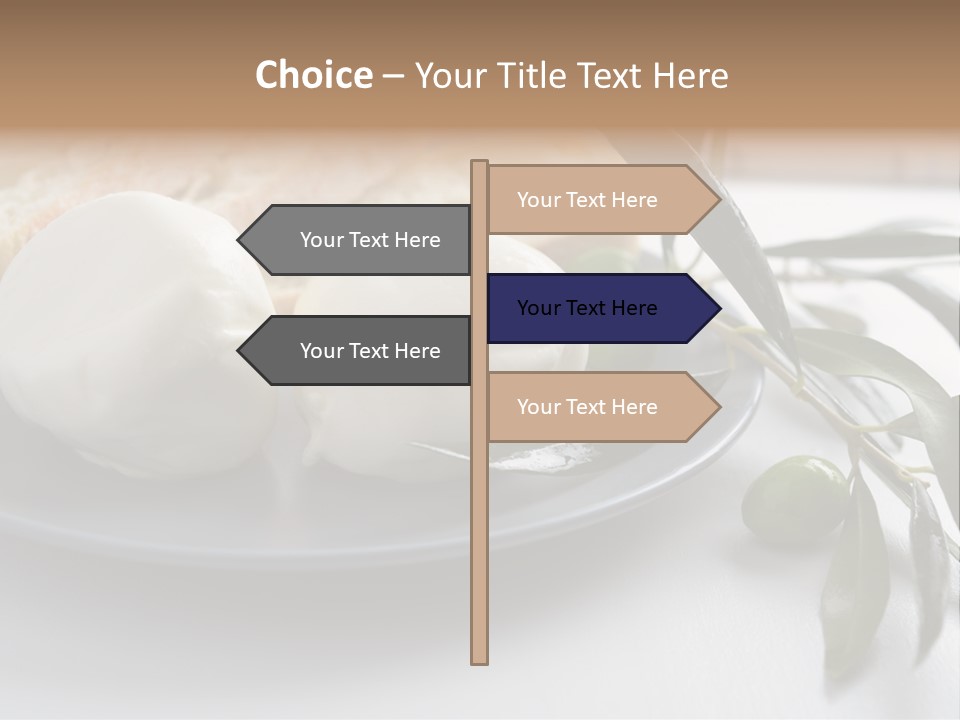 Slice Napkin Food PowerPoint Template