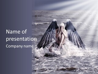 Sea Ocean Fairy PowerPoint Template