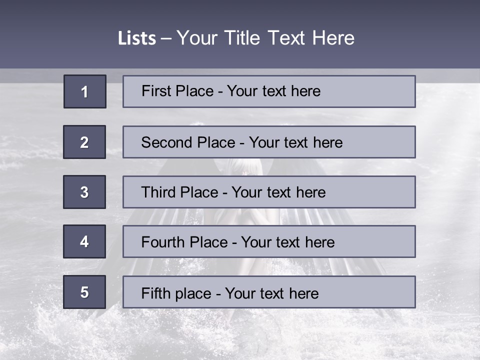 Sea Ocean Fairy PowerPoint Template