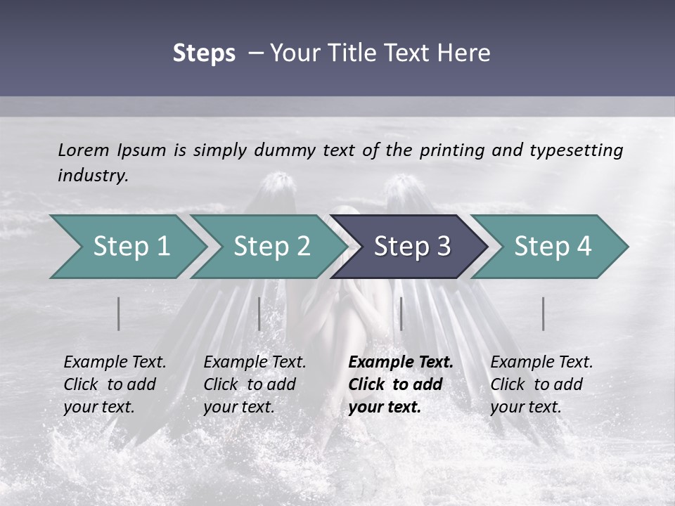 Sea Ocean Fairy PowerPoint Template