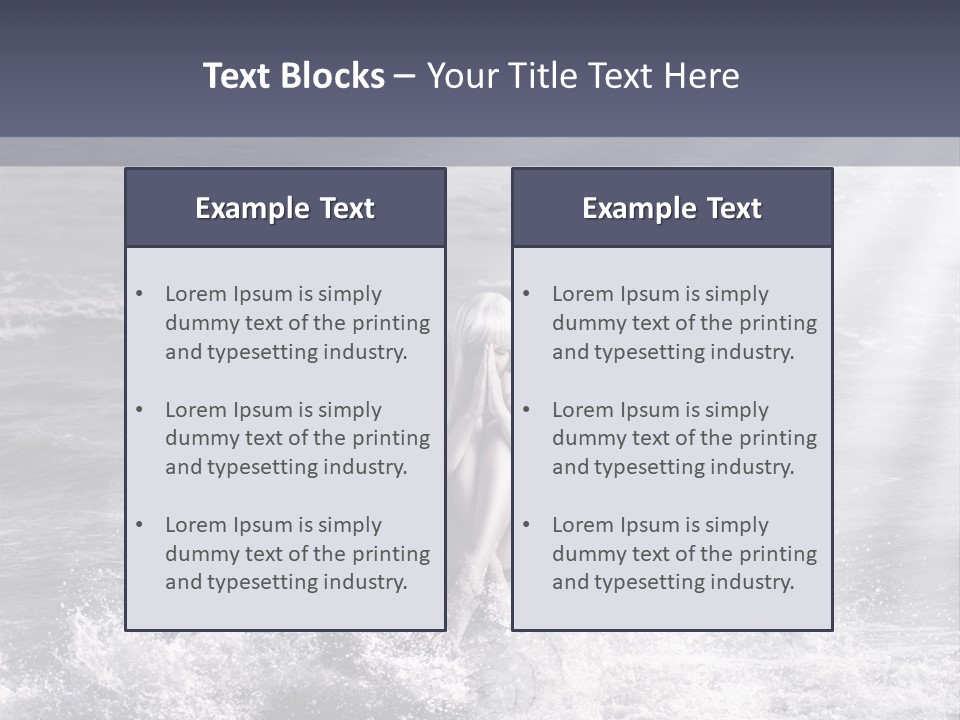 Sea Ocean Fairy PowerPoint Template