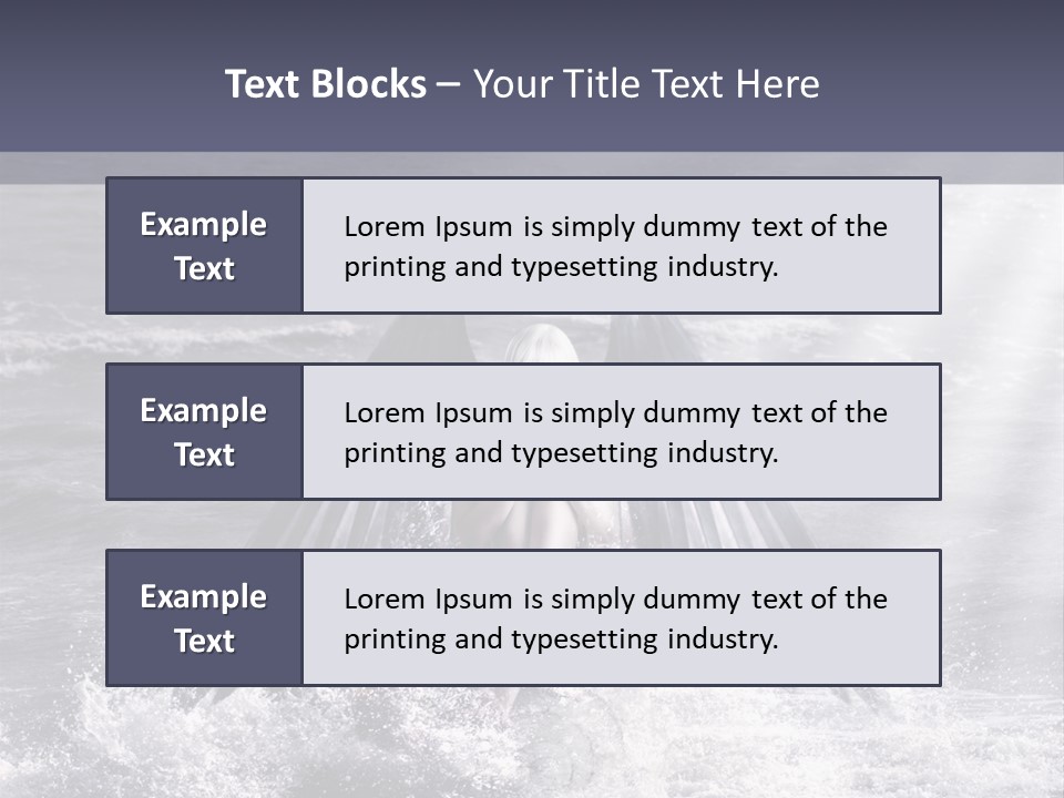 Sea Ocean Fairy PowerPoint Template