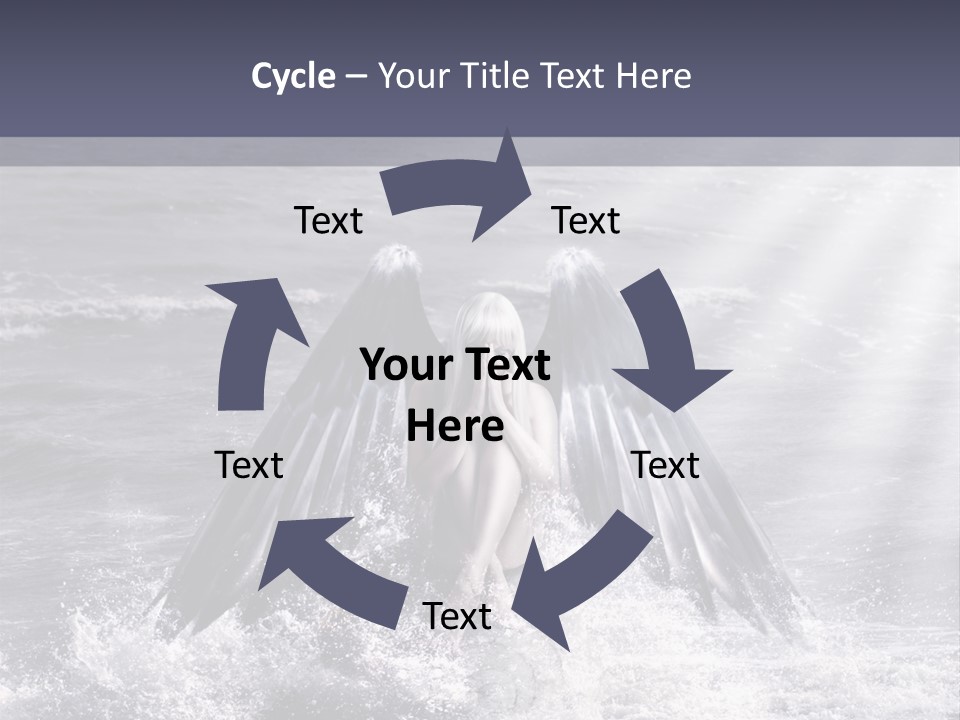 Sea Ocean Fairy PowerPoint Template