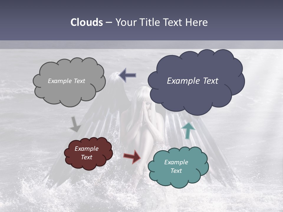 Sea Ocean Fairy PowerPoint Template