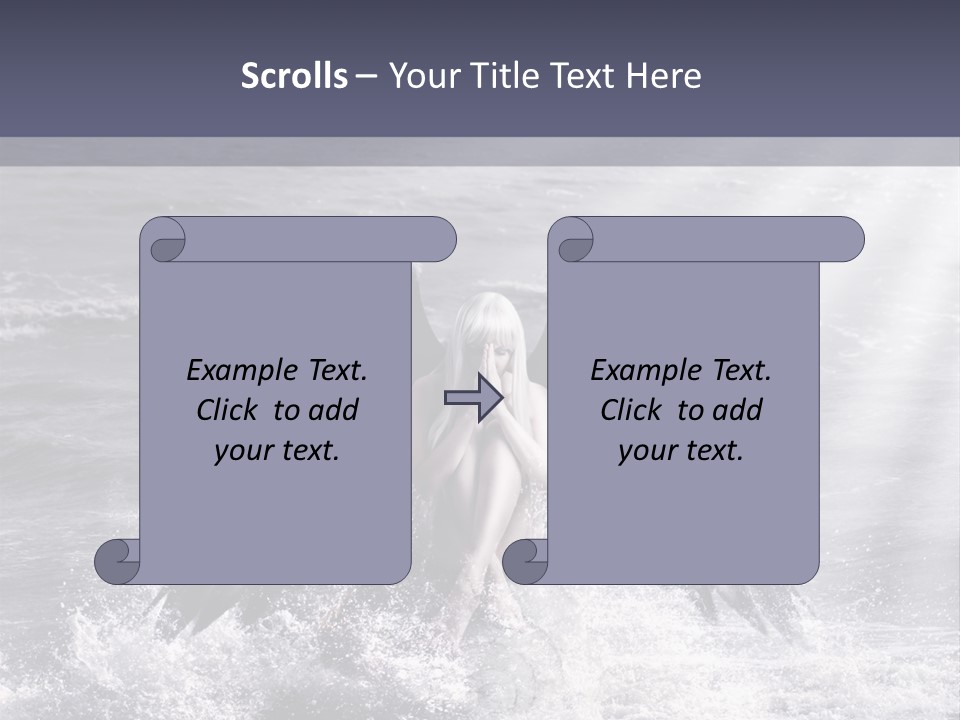 Sea Ocean Fairy PowerPoint Template